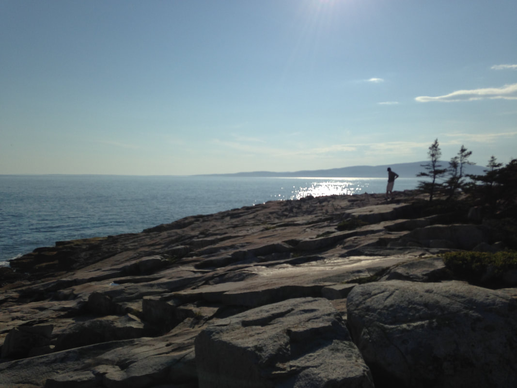 A dramatic view from Schoodic Point in Acadia National Park. 